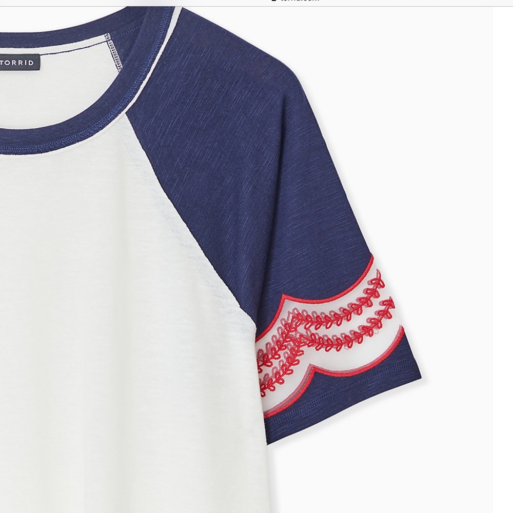 Torrid Raglan Shirt - Picture 2 of 6